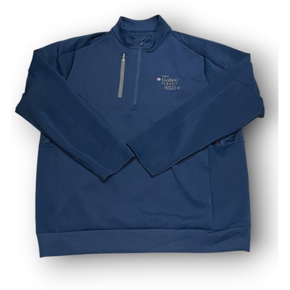 Antigua Galleri Classic Golf 1/4 Zip Pullover Navy Blue Men's‎ XL